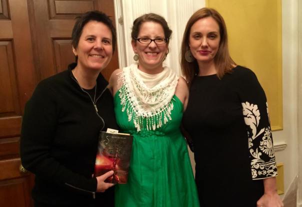I was so excited to share this evening with members of my critique group, authors Kate Bradley-Ferrall and L.V. Pires.