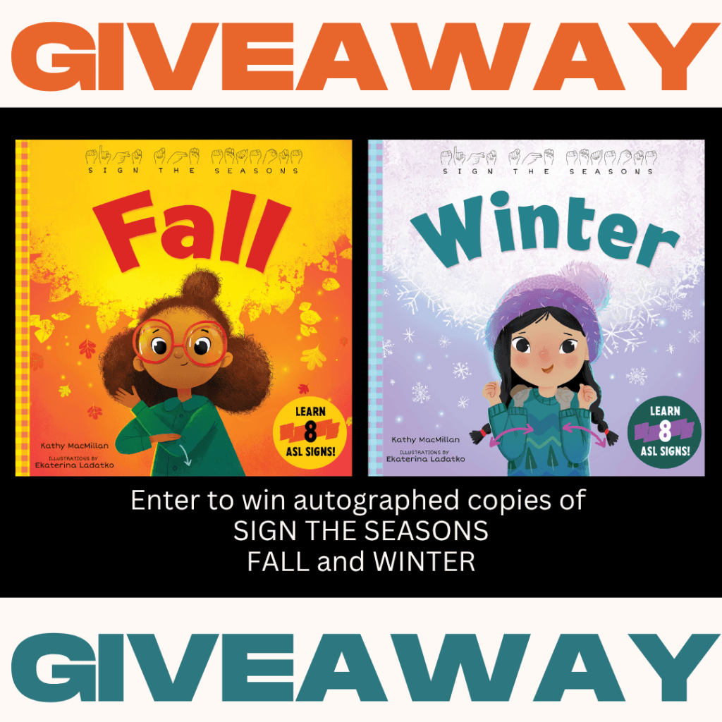 SIGN THE SEASONS: FALL and SIGN THE SEASONS: WINTER with the headline GIVEAWAY. Enter to win autographed copies of SIGN THE SEASONS: FALL (out now) and SIGN THE SEASONS: WINTER.